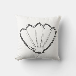 Seashell Sketch Cushion