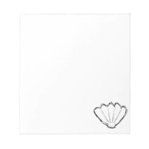 Seashell Sketch Notepad