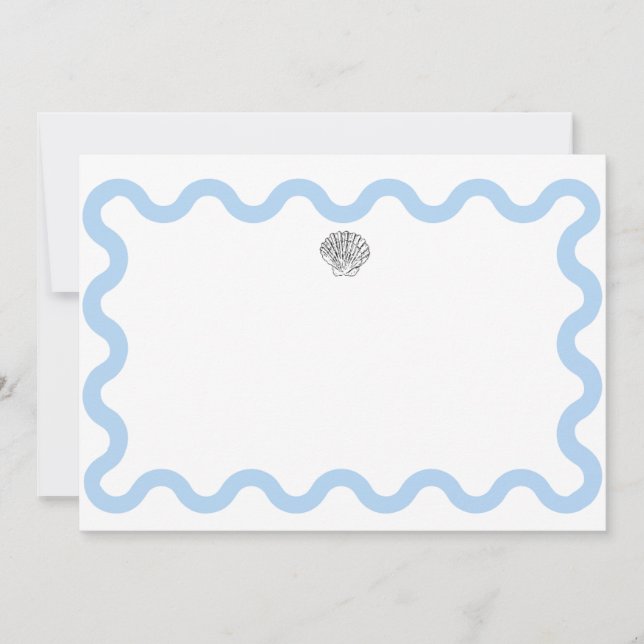 Seashell Stationary Card (Front)