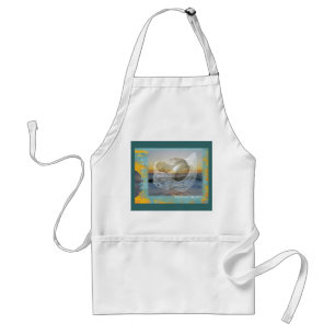 Seashell & Surf - Cape Cod Massachusetts Standard Apron