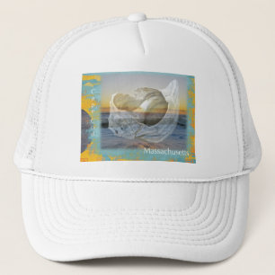 Seashell & Surf - Cape Cod Massachusetts Trucker Hat