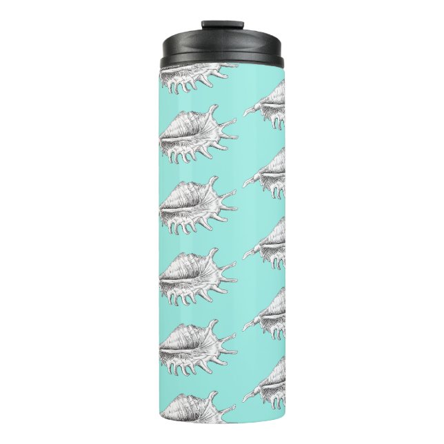 Seashell Thermal Tumbler (Front)