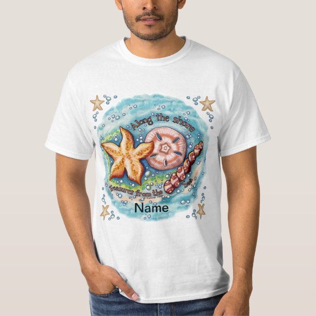 Seashell Treasures  T-Shirt (Front)