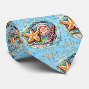 Seashell Treasures  Tie
