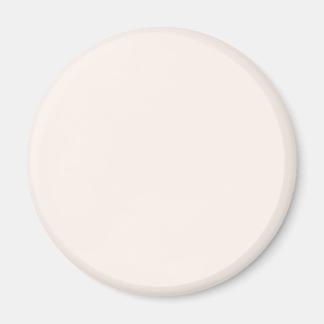 Seashell White FFF5EE - Option to Add Name Magnet (Front)