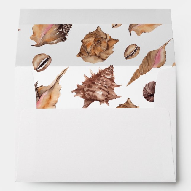 Seashells 2 envelope (Back (Bottom))