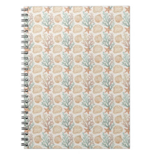 Seashells and Coral Notebook