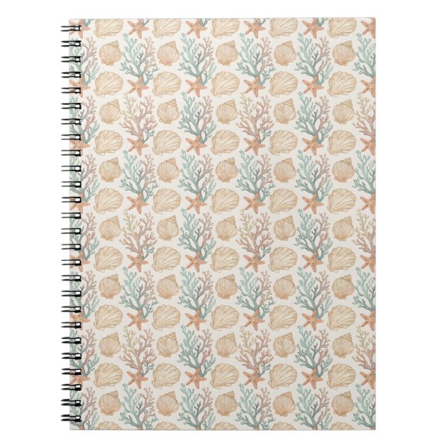 Seashells and Coral Notebook (Front)
