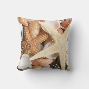 Seashells and Sand Cushion