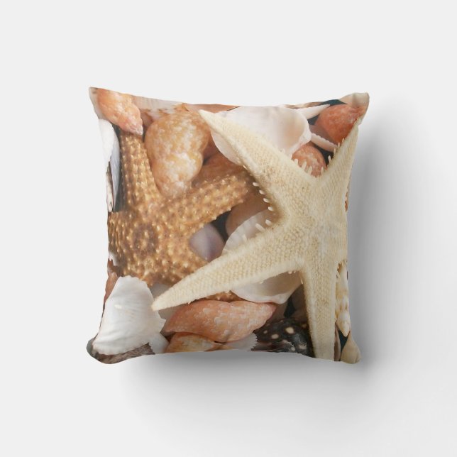 Seashells and Sand Cushion (Front)