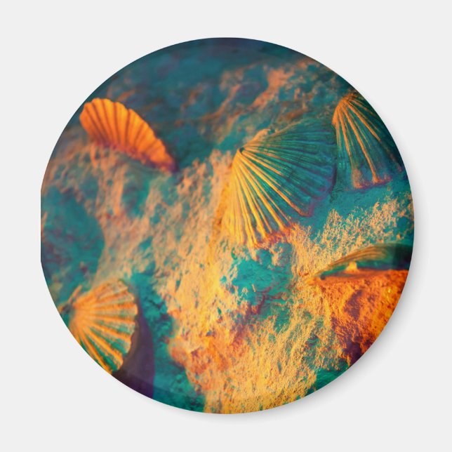 Seashells and Sand Magnet (Front)