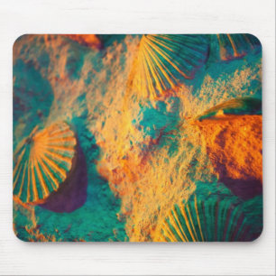 Seashells and Sand Mouse Pad
