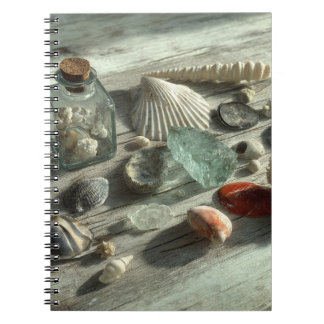 Seashells and Sea Glass Notebook