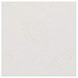 seashells and starfish fabric