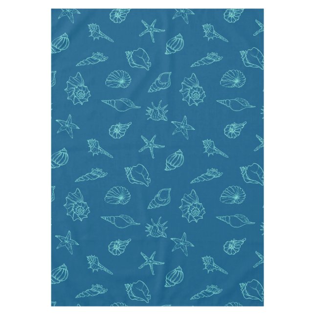 seashells and starfish tablecloth (Front)