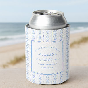 Seashells and Wedding Bells Bridal Shower Favor Can Cooler