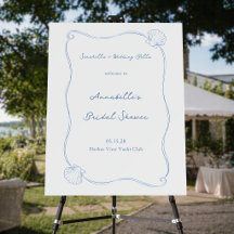 Seashells and Wedding Bells Bridal Shower Welcome
