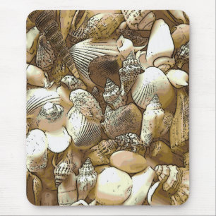 Seashells at the Beach Mouse Pad