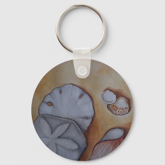 Seashells at the Seashore  Key Ring (Front)