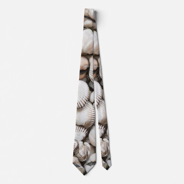 Seashells background tie (Front)