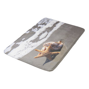 Seashells, Beach, Ocean, Bath, Home Rug or Mat