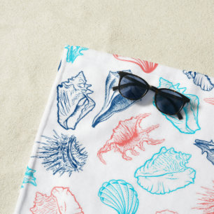 Seashells Beach Towel