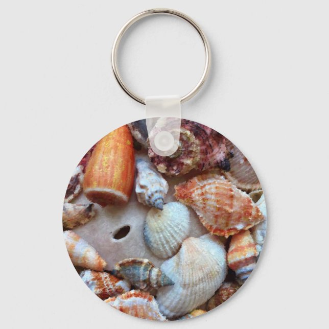 Seashells by the Seashore Key Ring (Front)