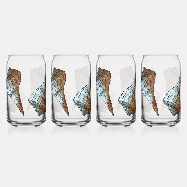 Seashells Can Glass (Left)