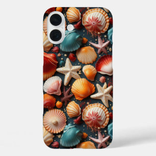 Seashells iPhone 16 Plus Case