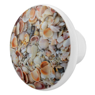 Seashells Ceramic Knob