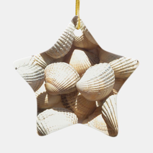 Seashells Ceramic Ornament (Back)