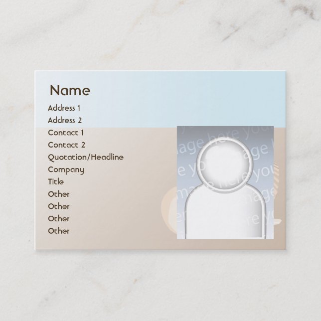 Seashells - Chubby Business Card (Front)