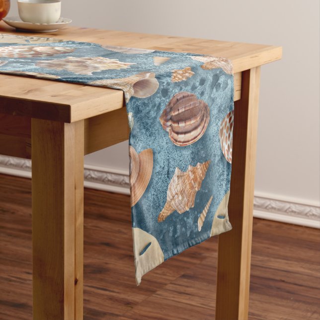 Seashells Collection Long Table Runner (In Situ)