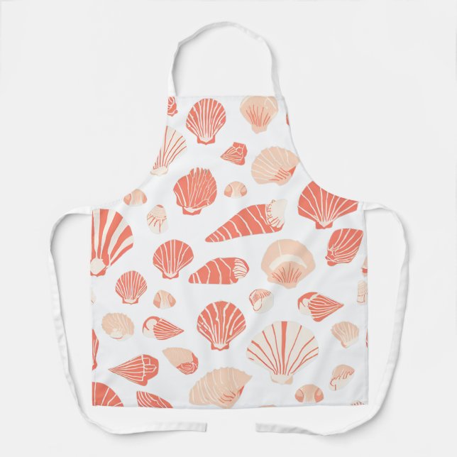 Seashells | Cute Ocean Beach Apron (Front)