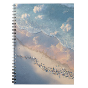 Seashells Dreamy Ocean Shore Notebook