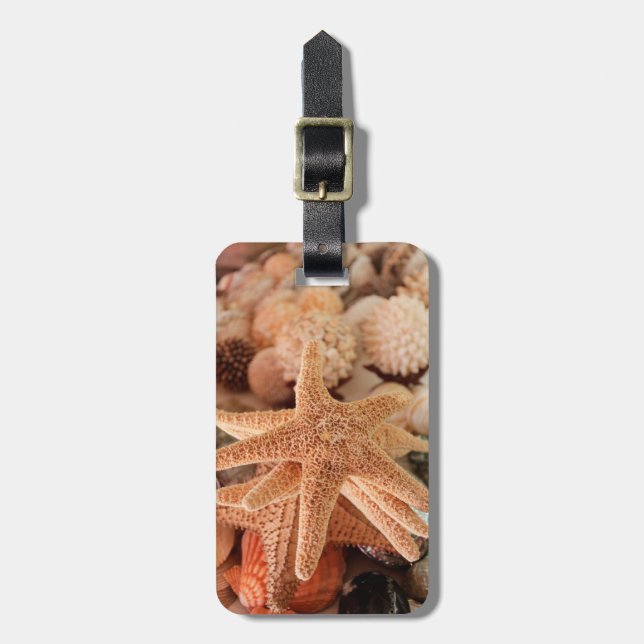 Seashells for sale Zihuatanejo, Mexico Luggage Tag (Front Vertical)