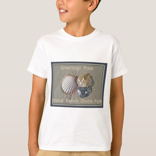 Seashells Greetings From IBSP Seaside Park NJ T-Shirt (Front)