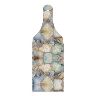 Seashells illustration cutting board