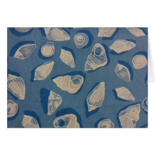 Seashells in Blue