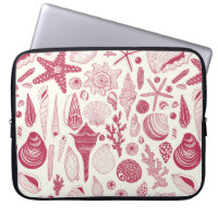 Seashells in Viva Magenta- Colour of the Year 2023