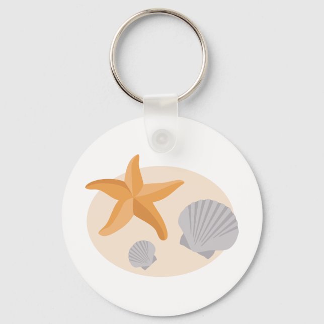 Seashells Key Ring (Front)