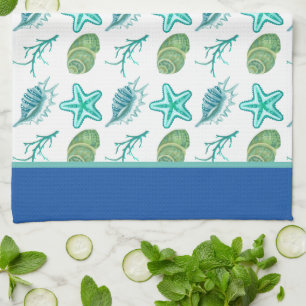 Seashells Kitchen Dish Towel