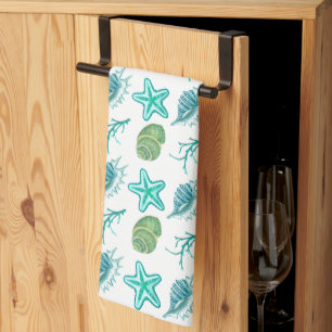 Seashells Kitchen Dish Towel