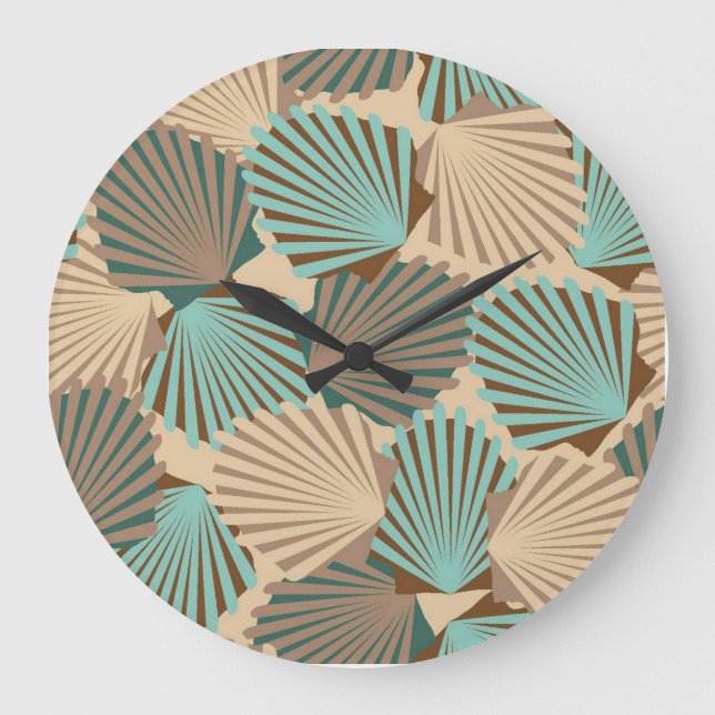 Seashells Large Clock (Front)