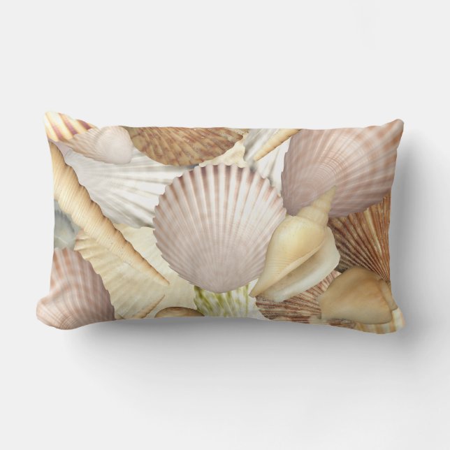 Seashells Lumbar Cushion (Front)