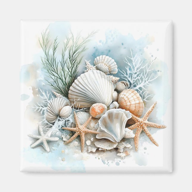 Seashells Magnet   (Front)