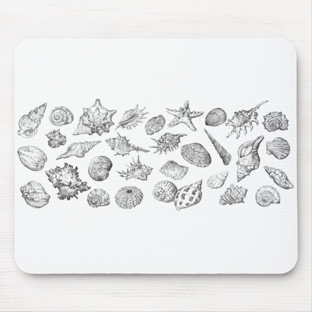 Seashells Mouse Pad (Front)