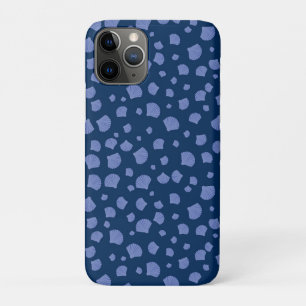 Seashells Navy Blue Beach Conch Collector Summer iPhone 11 Pro Case