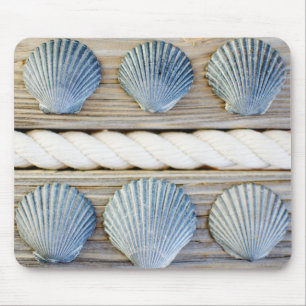 Seashells New York City Mouse Pad