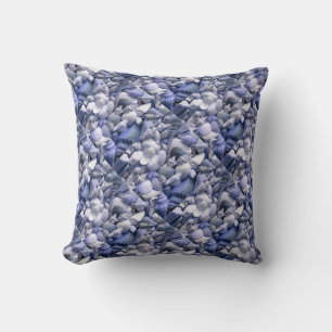 Seashells of Blue Cushion